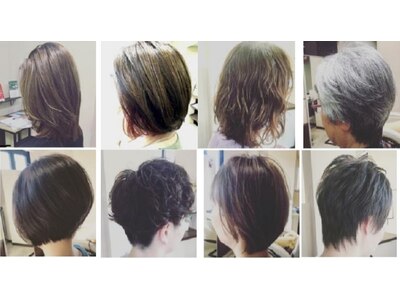 お手入れが簡単なヘアスタイルが得意♪