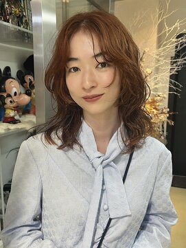 ポピンズ(poppins) オレンジレイヤーパーマ