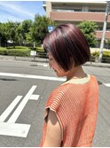 #アンブレラ#ハイライト#ブリーチ#ラベンダーピンク