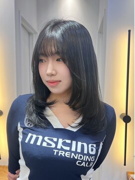 イオエ 梅田(ioe) ダブルカラー/大人ボブ/黒髪スタイル/髪質改善/縮毛矯正