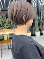 ビューブルー 亀戸錦糸町(VIEW BLUE)&nbsp;美髪シアーカラーピンクブラウンショートカット切りっぱなしボブ