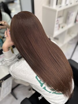 ラムシェール(LamChele) 【lamchele】ミルクティーブラウン×シールエクステ