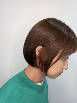 ウィローズ(WILLOW'S) 大人可愛い20代30代40代黒髪前下がりショートボブ丸みショート◎