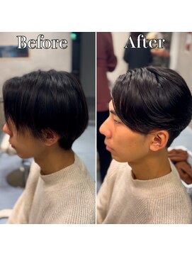 アッシュ 桜木町店(Ash) 横浜”曲がる縮毛矯正ニュアンスメンズ縮毛矯正