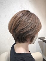 サイン(SIGN)&nbsp;前髪あり大人ショート30代40代50代/イルミナ/マロンベージュ