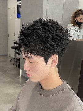 ネクスト 渋谷(NEXT) フェザーパーマ/メンズショート