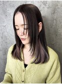 10代20代30代シールエクステインナーカラーピンク韓国ヘア透明感