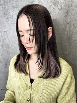 ルーツアイリー 心斎橋(ROOTS IRIE) 10代20代30代シールエクステインナーカラーピンク韓国ヘア透明感