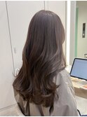 ほんのりラベンダー×ブラウン