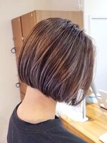 ノッシュ 七隈店(Hair Spa Nosh)&nbsp;ボブ/ハイライト/バレイヤージュ/ミルクティーベージュ/学割U24