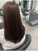 ハイライト　ラベンダーグレージュ　トリートメント　ロング