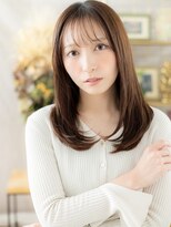 カバーヘアアンドスパ ブリス 浦和(COVER HAIR&SPA bliss)&nbsp;うぶバング小顔ワンカールストレートレイヤーc6浦和20代30代40代