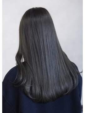 アリー 原宿 表参道(ALLY) ALLY濱田　ダークトーン×グレイジュ伸ばしかけヘアー