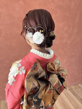 ヘアセット専門サロン by OKINAWA WATABE WEDDING 北谷店 シニヨン