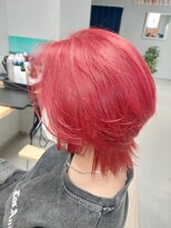 セカンドハウス(2nd House)&nbsp;ショートヘア　ショートウルフ　カーディナルレッド