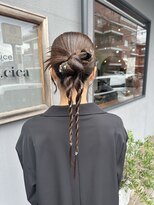 キュオンシア(CUEON. ciea)&nbsp;お呼ばれヘア×カチモリアレンジ