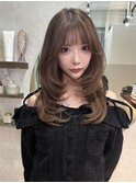 【艶髪】内巻きレイヤーモカブラウン＊美髪