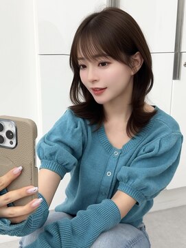 アマトウキョウスマートサロン(AMA TOKYO×Smart Salon) くびれレイヤー/顔まわりカット/レイヤーカット/小顔ヘア