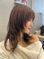 オムニス 表参道(Omnis)&nbsp;ザクザクレイヤーハッシュカット表参道くびれミディアムウルフ