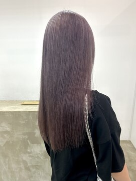 ノートエートル 西金沢(Nought etre) 10代/20代/ケアブリーチ/ハイトーンカラー/パープルグレージュ/