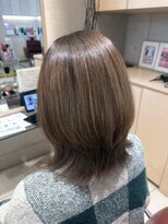 エム インターナショナル 春日部本店(EMU international)&nbsp;オレンジ味抑えたグレージュウルフ