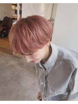 ハイレート ウニクス川越店(Hairate) 【Hairate本川越】ブリーチあり◎メンズピンクベージュ