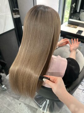 ピリオド 蒲田(Period.) 髪質改善/ミルクティーベージュ/ブリーチカラー/蒲田/近藤