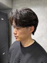 曲がる縮毛矯正専門店 バイ レイズ 名駅(曲がる縮毛矯正専門店 by RAYS)&nbsp;名駅メンズサロン　ニュアンスフェザーパーマ　毛流れパーマ