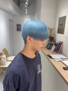 メンズペレ 渋谷(MEN'S PELE) MEN’S HAIR/サーフカール/刈り上げセンターパート/渋谷