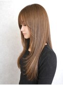 ナチュラル韓国風顔周りレイヤー