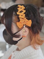プロデュース 相模原店(Produce) 推し活ヘアメ 編み込みリボン