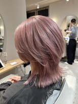 パプス ド コワフュール 川西能勢口店(Pap's de coiffeur) ももいろカラー