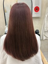 ルリアン 元住吉店(Le'lien)&nbsp;ワインレッドカラー/艶髪/暖色カラー/透明感カラー/元住吉駅