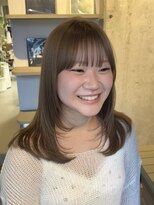 コヨイ(coyoi) 【coyoi】ミディアムレイヤー×透明感ベージュ(yuna)