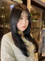 グラスヘア 石垣店(Grass Hair)&nbsp;ブルーブラック×レイヤーカット