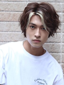 コンフィデンス メンズヘアー(confidence MEN'S HAIR) ミディアムラフウェーブ confidence -MEN'S HAIR-