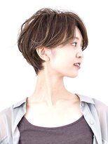 インセプション 銀座(INCEPTION) 切りっぱなしショート・ボブ/絶壁解消/前髪なし/40代/30代/丸顔