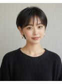 30代40代50代絶壁解消ひし形小顔前下がりショートボブ【越谷】