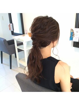 フェリーチェ(Felice) 結婚式ポニーテール　二次会　パーティー　ブライダル