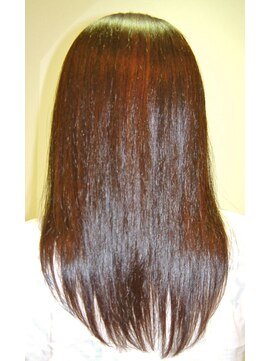 ヘアスペーストップポイント ツヤ髪ストレート