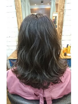 美容室ポール 西葛西店(PAUL) 大人かわいい 無造作カール イルミナカラー