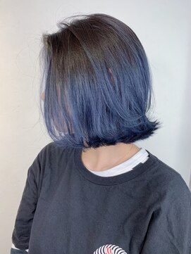 アンダーバーホワイト 高槻店(_WHITE) 【ブリーチあり】 透明感ブルージュカラー◎