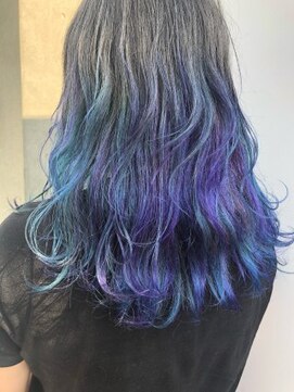 ジーナ オモテサンドウ(XENA) 寒色ユニコーングラデーション