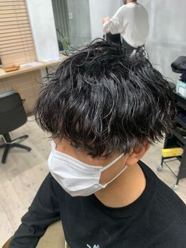 リコ(liko) 【liko店長 須田】渋さ+爽やかさ◎黒髪ツイストスパイラルパーマ