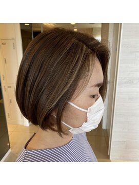 フェイス 大船(FACE) ショートハイライト/ボブ/30代40代/西原晃