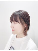 モリオフロムロンドン 松戸店(Morio from London)&nbsp;【松戸 藤原】インナーカラー　フェイスレイヤーボブ