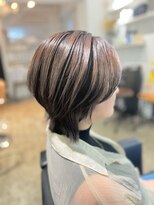 30代40代50代ヘルシースタイルチョコレートショートヘア代官山