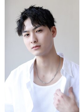 ソイクフ(SOY KUFU) MEN’S HAIR カルマパーマのアッシュブラック