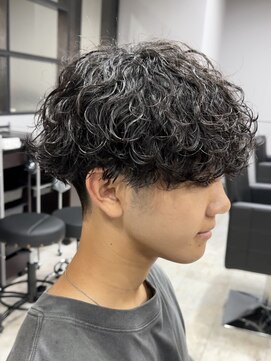 アビールブレ 新潟万代(ABEY LEVRAI) 新潟メンズパーマ　波巻きスパイラル　波巻きパーマ