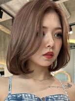 ロンド レア 天神大名店(Lond Le’a)&nbsp;ミルクティーベージュダブルカラーインナーカラーケアブリーチ